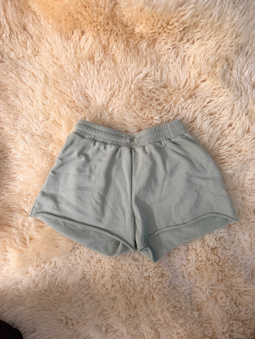Rylee + Cru Light Sage Green Athletic Lounge Shorts
